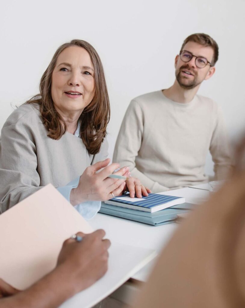 Zwei Personen in einem BEM Workshop von GIB21