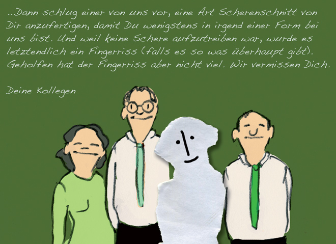 Ecard-Schnitt